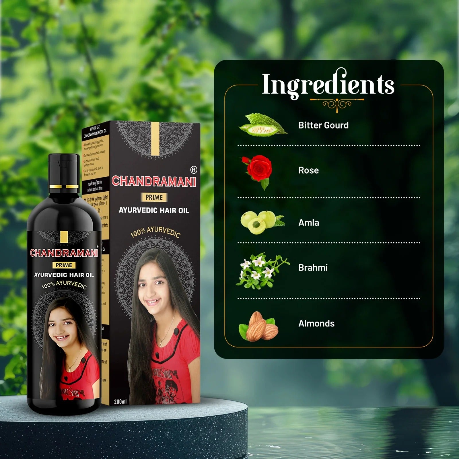 Chandramani Prime Ayurvedic Hair Oil- 200 ml