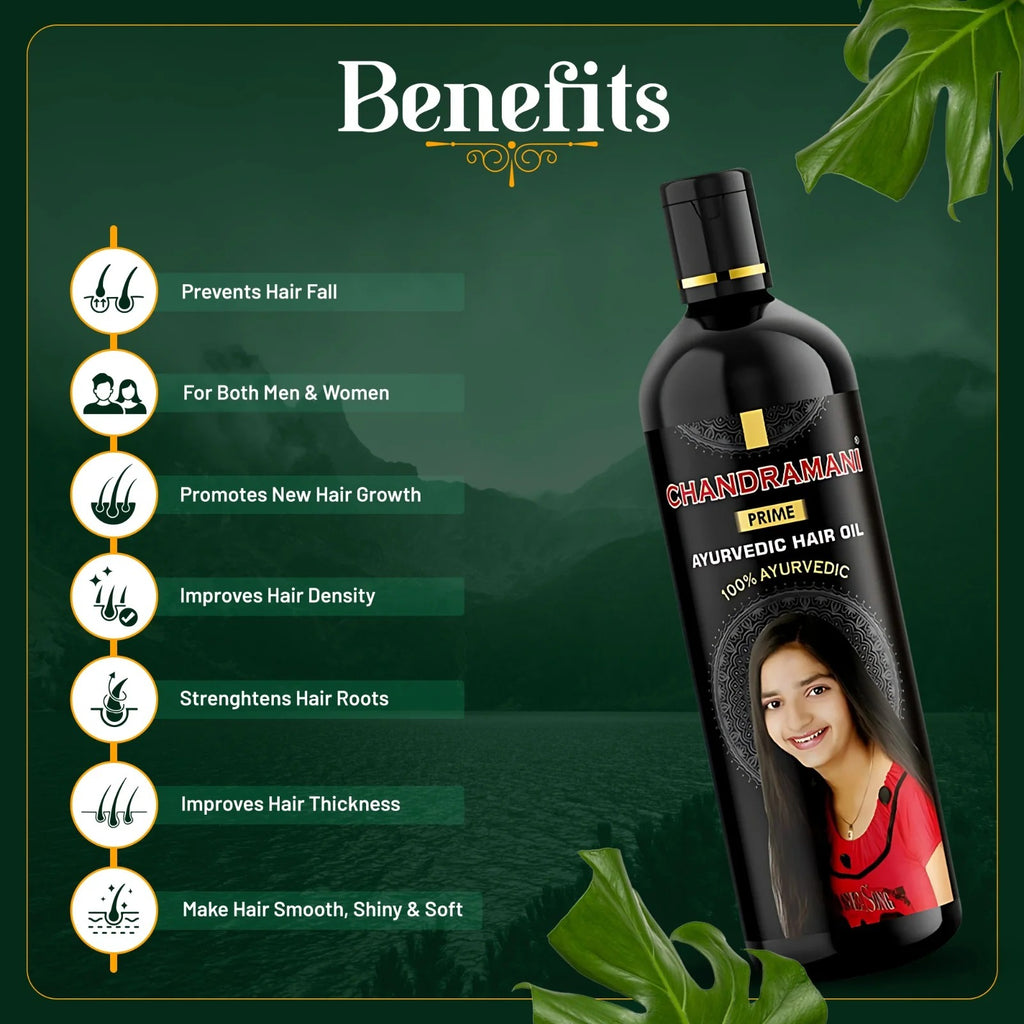 Chandramani Prime Ayurvedic Hair Oil- 200 ml